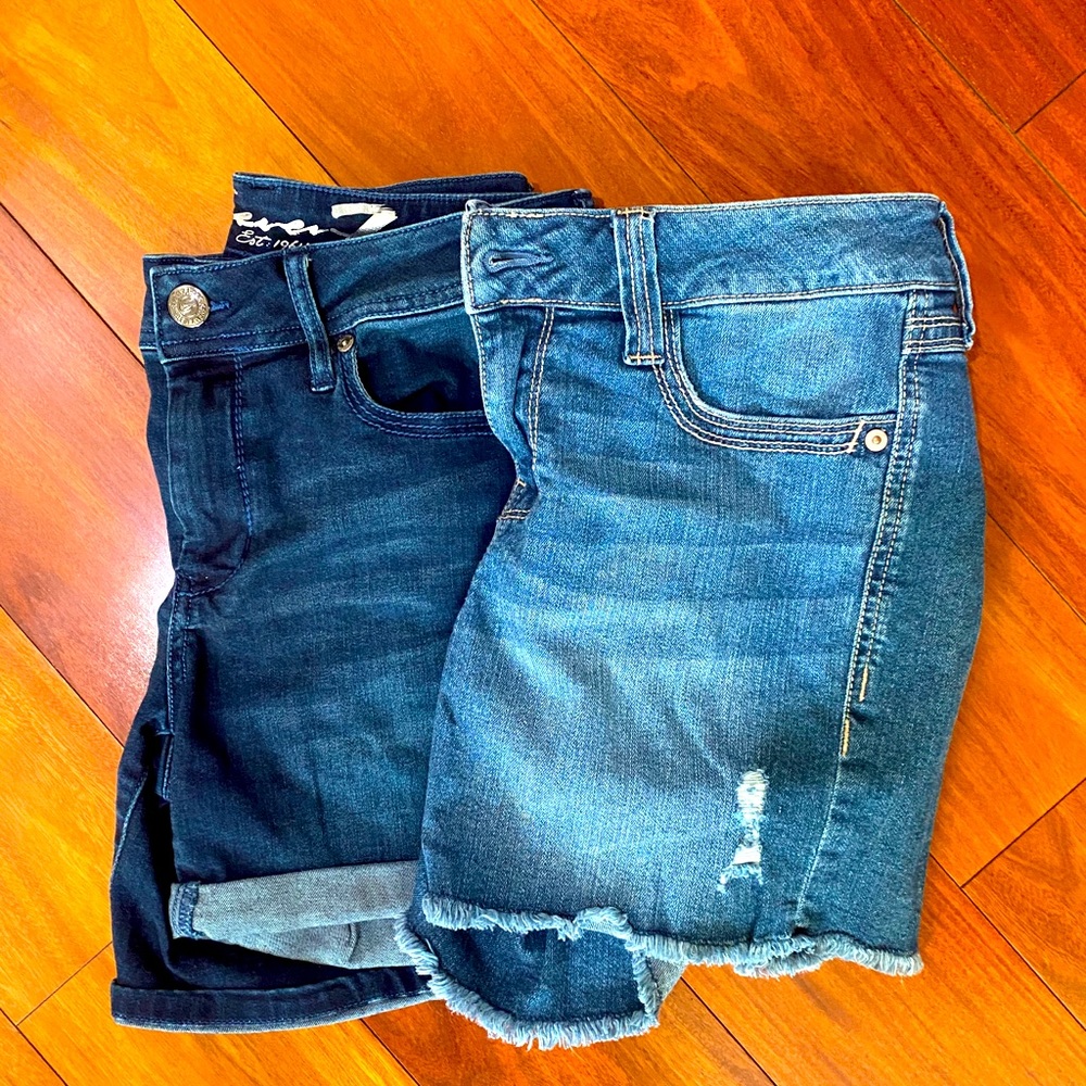 Bundle of 2 Jean Shorts